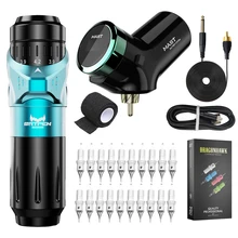 Dragonhawk Batpen 360 Degrees Stroke Adjustable Rotary Tattoo Machine Max 4.2mm Kit with Mast LCD Power PMU Cartridges Set
Dragonhawk Batpen 360 Degrees Stroke Adjustable Rotary Tattoo Machine Max 4.2mm Kit with Mast LCD Power PMU Cartridges Set