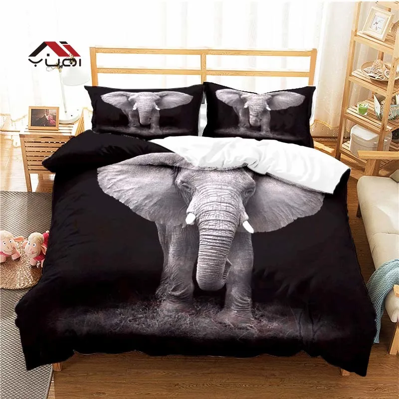 Elephant 3D Printing Duvet Cover Set Bedding for Adult Kids Bed Set Comforter Cover Bedding Set 10 Sizes
Elephant 3D Printing Duvet Cover Set Bedding for Adult Kids Bed Set Comforter Cover Bedding Set 10 Sizes