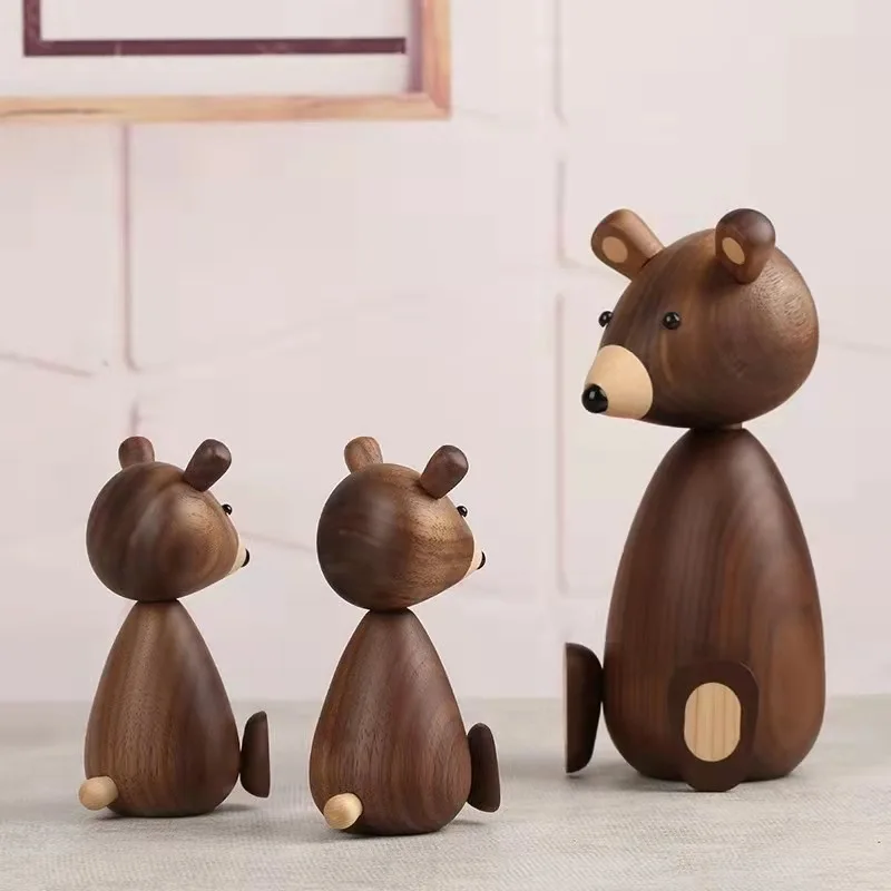 Nordic Danish Pure Manual Solid Wood Bear Puppet Children's Room Handicraft Decorations Retro Home Decoration
Nordic Danish Pure Manual Solid Wood Bear Puppet Children's Room Handicraft Decorations Retro Home Decoration