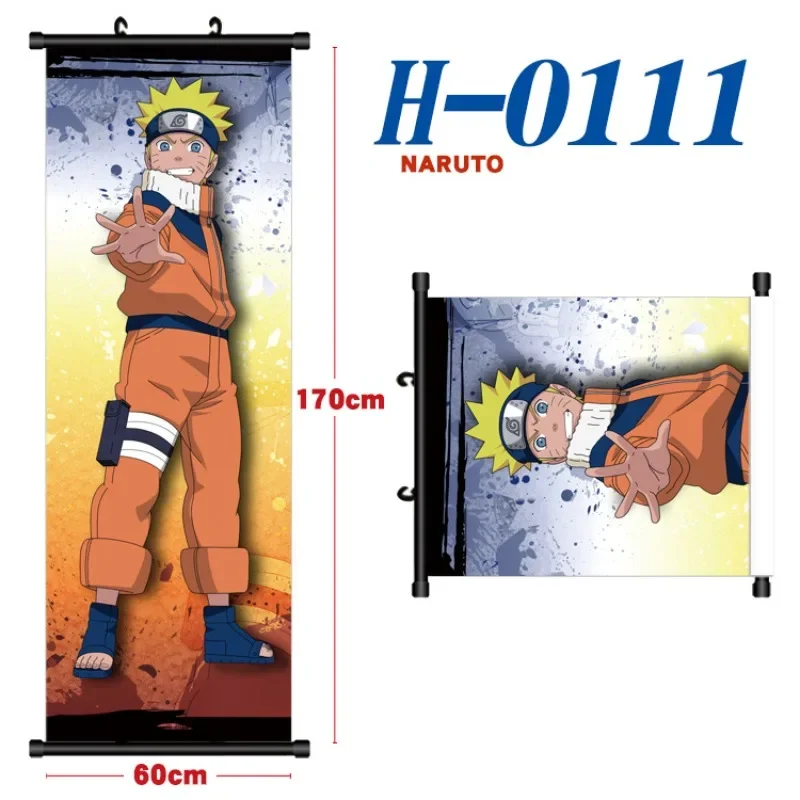 

2023 New Naruto Naruto Sasuke Itachi Wall Painting Scroll Anime Hanging Painting Poster Surrounding Decorative Cloth Painting