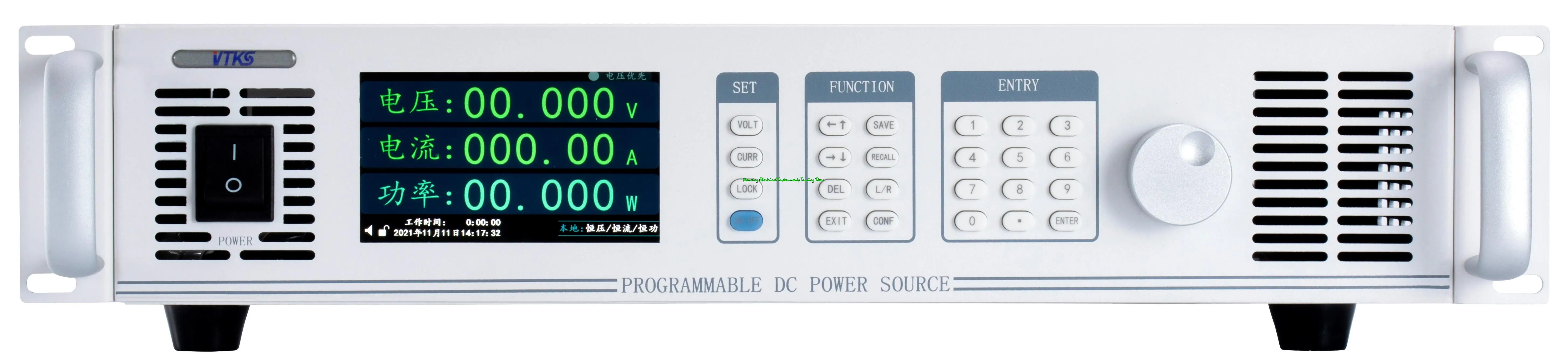 WSD3000B-150/200/300/400 Wide range 3000W 3KW programmable DC power supply 150V,30A/200V,23A/300V,15A/400V,12A
WSD3000B-150/200/300/400 Wide range 3000W 3KW programmable DC power supply 150V,30A/200V,23A/300V,15A/400V,12A