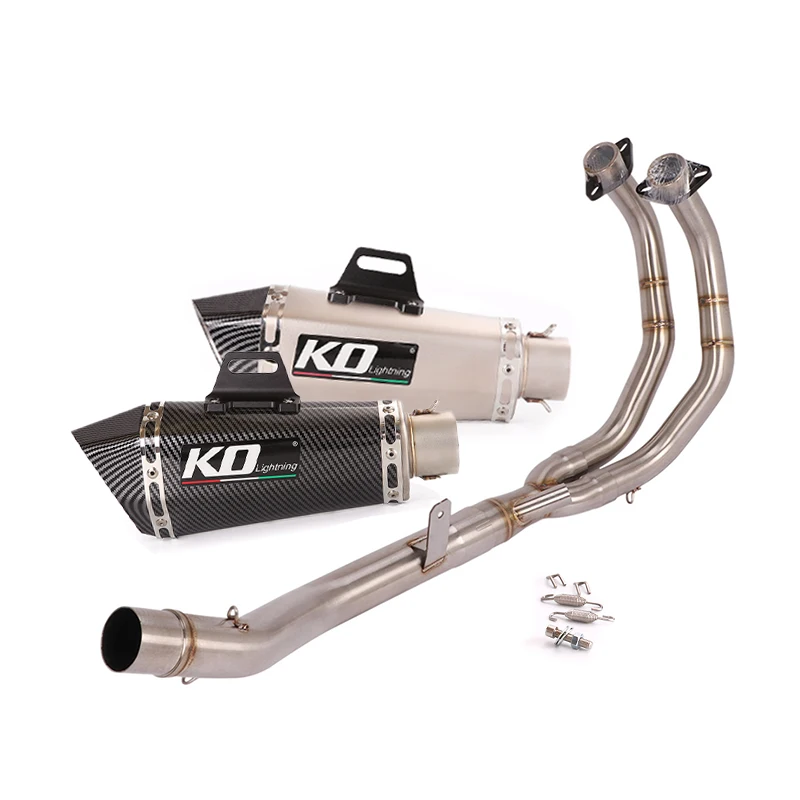 For CB500X CB500F 2013-2022 2014 2015 Motorcycle Exhaust System Escape Front Link Part Removable DB Killer Slip On Muffler Pipe 
For CB500X CB500F 2013-2022 2014 2015 Motorcycle Exhaust System Escape Front Link Part Removable DB Killer Slip On Muffler Pipe