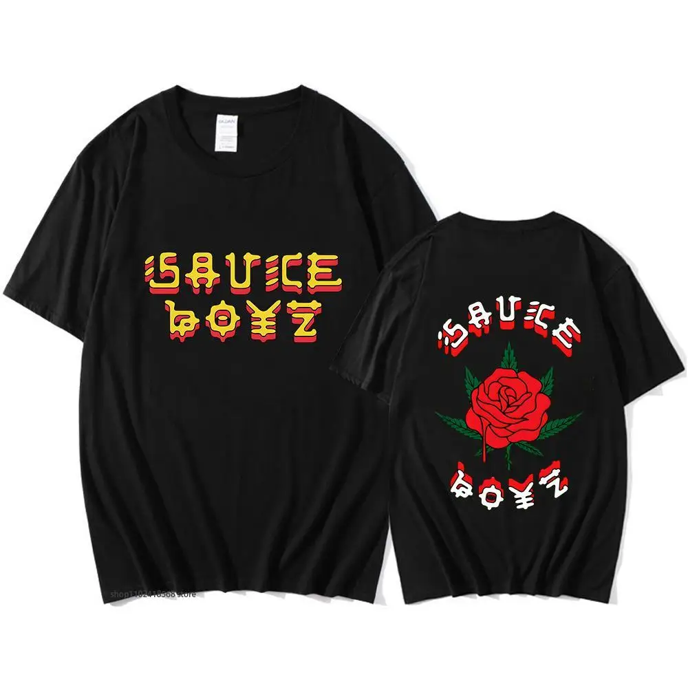 Eladio Carrion Sauce Boyz T-Shirts Monarca 100% Cotton Anime Casual Kawaii Manga Tshirt Cartoon Clothes Women Streetwear Men Tee
Eladio Carrion Sauce Boyz T-Shirts Monarca 100% Cotton Anime Casual Kawaii Manga Tshirt Cartoon Clothes Women Streetwear Men Tee