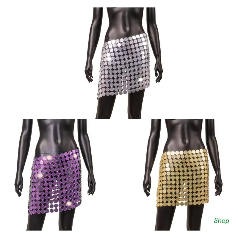 L5YC Womens Metal Mini Skirt See Through Mini Skirt Sexy Metal Short Skirts Night Out
L5YC Womens Metal Mini Skirt See Through Mini Skirt Sexy Metal Short Skirts Night Out