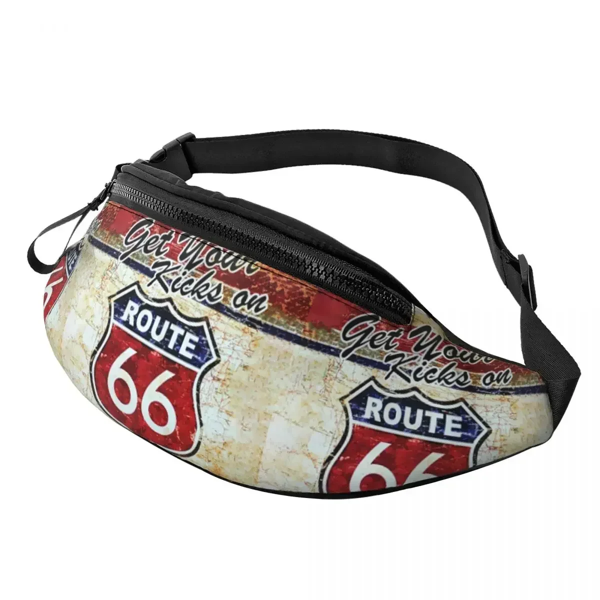 Personalized Vintage Route 66 Fanny Pack for Women Fashion American Road Crossbody Waist Bag Cycling Camping Phone Money Pouch
Personalized Vintage Route 66 Fanny Pack for Women Fashion American Road Crossbody Waist Bag Cycling Camping Phone Money Pouch