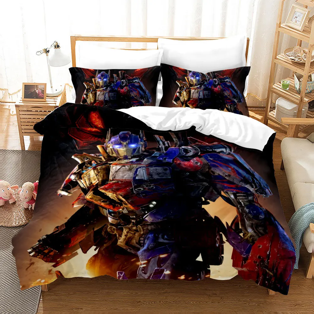 

Transformers Movie 3D Printed Comforter Cover / Duvet Cover Set Twin Full Queen King Size Bedding Set Bed Linens Bedclothes Gift