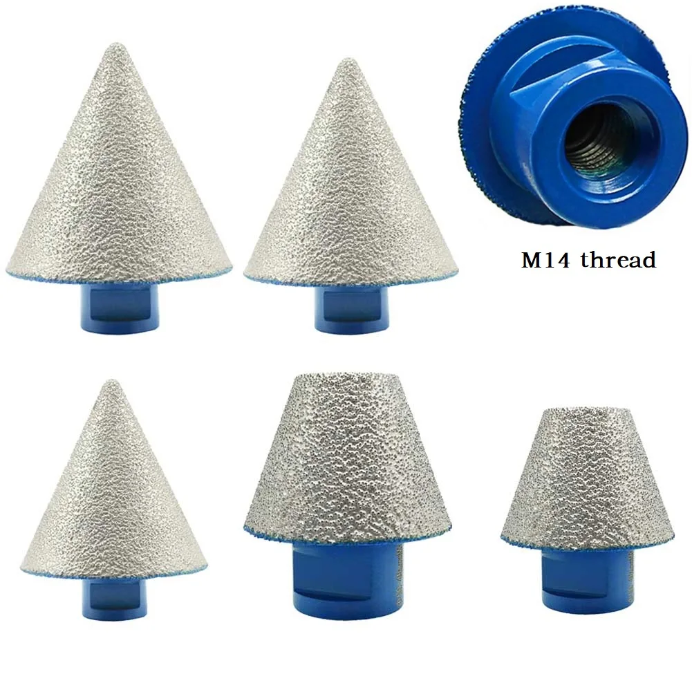 M14 Thread Diamond Chamfer Countersink Bits Cone Carve Polishing Grinding Wheel Tile Cutter Construction Job Tools
M14 Thread Diamond Chamfer Countersink Bits Cone Carve Polishing Grinding Wheel Tile Cutter Construction Job Tools