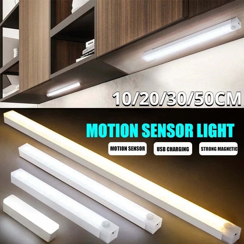 LED Night Light Motion Sensor Light Wireless USB Rechargeable Night Lamp Cabinet Wardrobe Lamp Staircase Backlight for Kitchen
LED Night Light Motion Sensor Light Wireless USB Rechargeable Night Lamp Cabinet Wardrobe Lamp Staircase Backlight for Kitchen