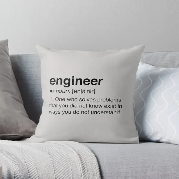 Funny Engineer Definition Printing Throw Pillow Cover Comfort Bedroom Fashion Throw Office Square Pillows not include One Side
Funny Engineer Definition Printing Throw Pillow Cover Comfort Bedroom Fashion Throw Office Square Pillows not include One Side