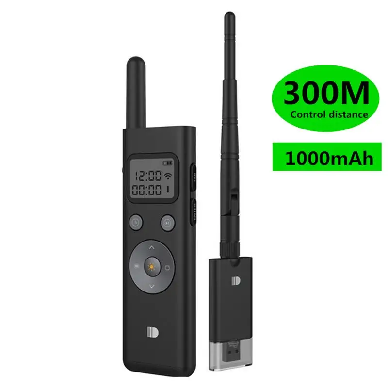 

300M Long distance Wireless Powerpoint Presentation PPT Pen Pointer Clicker Presenter LCD display Green Light RF Remote Control