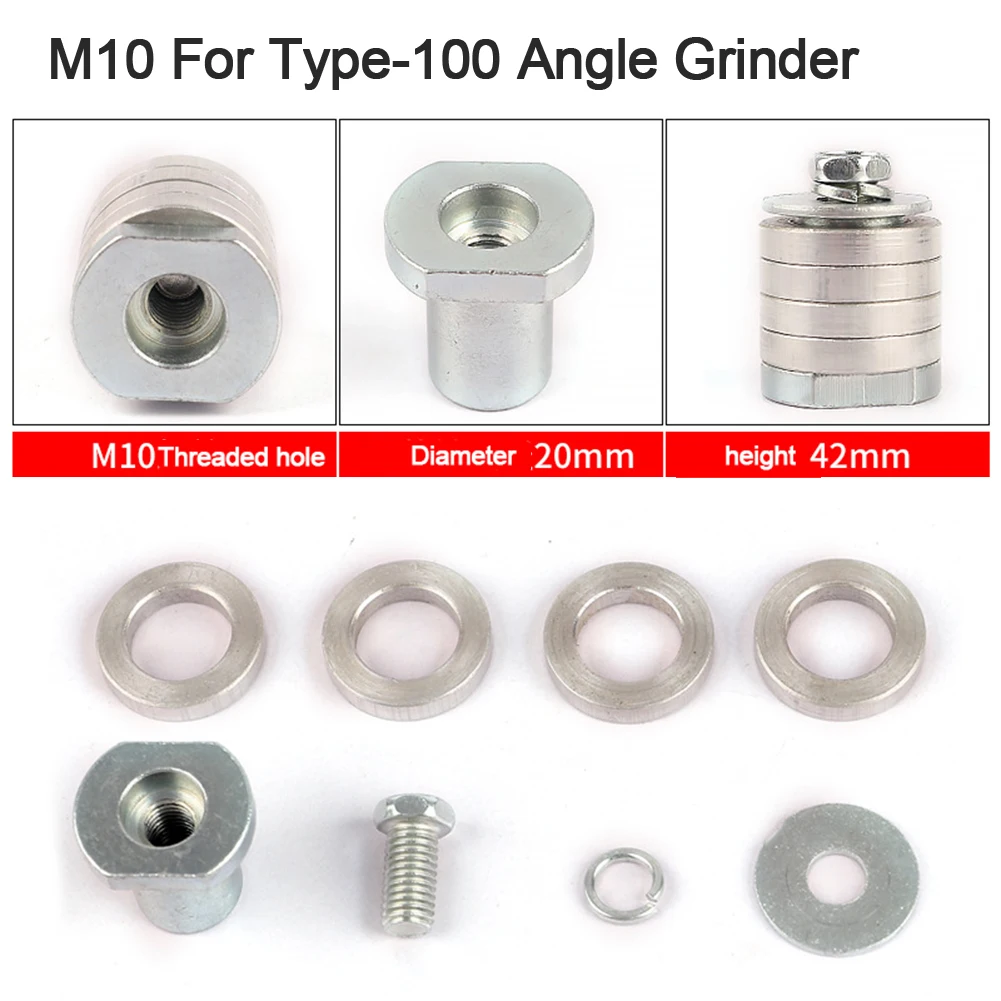 8pcs M10/14 Angle Grinder Modified Slotting Machine Conversion Head Manufacture Metal Processing Power Tools Accessories
8pcs M10/14 Angle Grinder Modified Slotting Machine Conversion Head Manufacture Metal Processing Power Tools Accessories