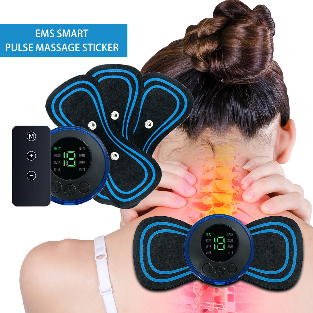 

Electric Neck Massager Ems Cervical Vertebra Massage Patch For Muscle Pain Relief And Shoulder Relaxation Portable Neck Massage