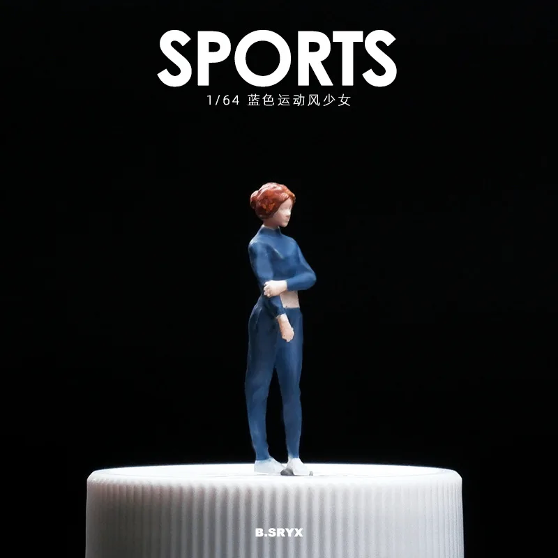 Resin Handmade painted 1/64 Sporty girl Miniature Figure Model Props Creative Photography Display Collection Decoration
Resin Handmade painted 1/64 Sporty girl Miniature Figure Model Props Creative Photography Display Collection Decoration