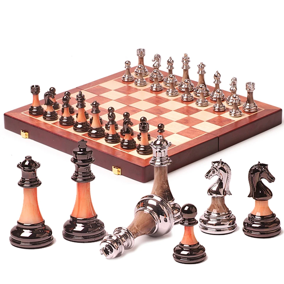 Plastic Chess Set High-grade Gift International Travel Chess Game Mold Folding Wooden Chessboard ABS Chess Pieces Chessman I58
Plastic Chess Set High-grade Gift International Travel Chess Game Mold Folding Wooden Chessboard ABS Chess Pieces Chessman I58