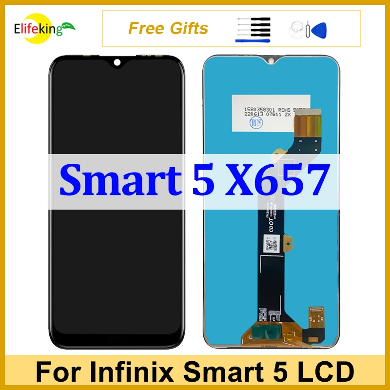 Оригинальный ЖК-дисплей 6,6 дюйма для Infinix Smart 5 X657, дисплей, сенсорная панель, дигитайзер в сборе, запасные части, 100% Протестировано
Оригинальный ЖК-дисплей 6,6 дюйма для Infinix Smart 5 X657, дисплей, сенсорная панель, дигитайзер в сборе, запасные части, 100% Протестировано