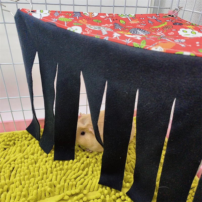 Guinea Pig Hammock Pet Hideout Cage Accessories Hamster Tent Nest Bed Corner Tassel Shelter for Chinchilla Hedgehog Squirrel Guinea Pig Hammock Pet Hideout Cage Accessories Hamster Tent Nest Bed Corner Tassel Shelter for Chinchilla Hedgehog Squirrel