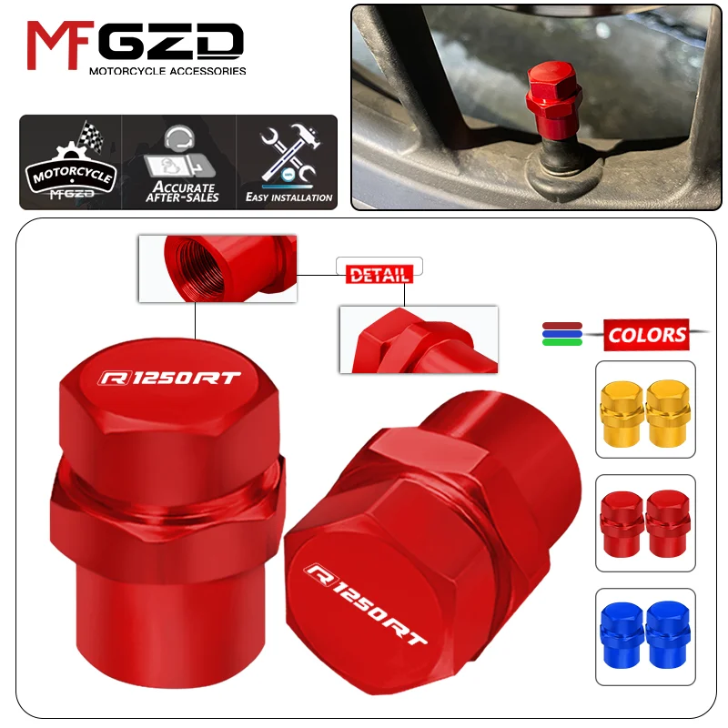 

For BMW R1250R R1250RS R1250RT Motorcycle Accessories CNC Aluminum Wheel Tire Valve Caps Airtight Covers r1250 r rs rt