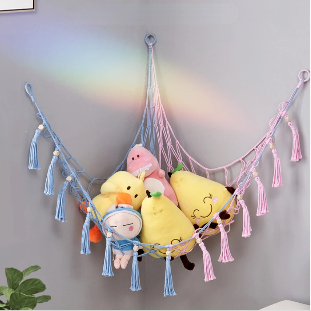 Stuffed Toy Storage Net Wall Corner Hanging Storage Hammock Macrame Hand Woven Plush Doll Storage Net Mesh Storage Bag
Stuffed Toy Storage Net Wall Corner Hanging Storage Hammock Macrame Hand Woven Plush Doll Storage Net Mesh Storage Bag
