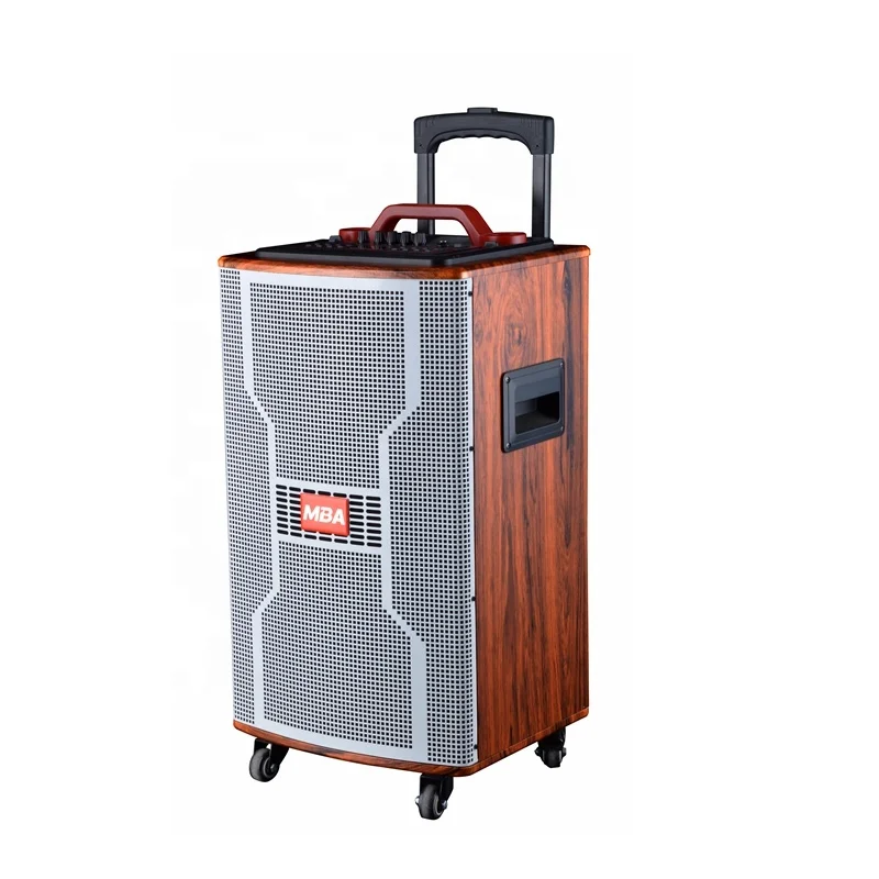 Big power 10 inch professional wooden trolley speaker with bluetooth FM USB functions for karaoke stage
Big power 10 inch professional wooden trolley speaker with bluetooth FM USB functions for karaoke stage