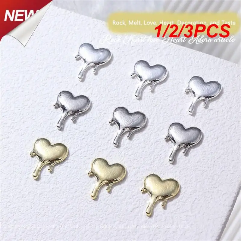 1/2/3PCS Nail Charms Nail Art Lava Alloy Heart Shaped Nail Enhancement Gold/silver Nails Accessories Decoration For Nails
1/2/3PCS Nail Charms Nail Art Lava Alloy Heart Shaped Nail Enhancement Gold/silver Nails Accessories Decoration For Nails