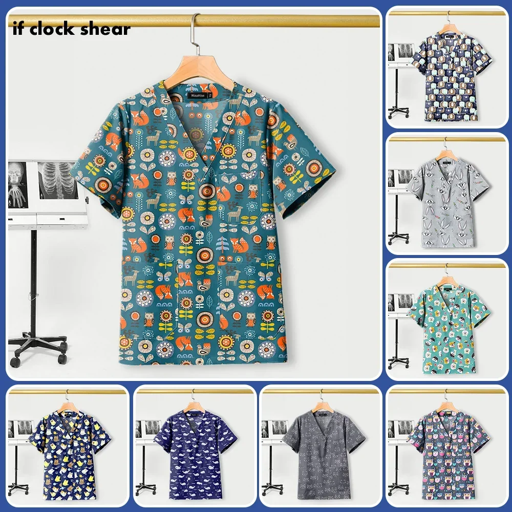 3 Pockets Scrubs T-Shirt V-neck Soft Scrubs Tops Women Medical Overalls Cotton Blouse Short Sleeved Dentistry Nurse Scrubs Tops
3 Pockets Scrubs T-Shirt V-neck Soft Scrubs Tops Women Medical Overalls Cotton Blouse Short Sleeved Dentistry Nurse Scrubs Tops