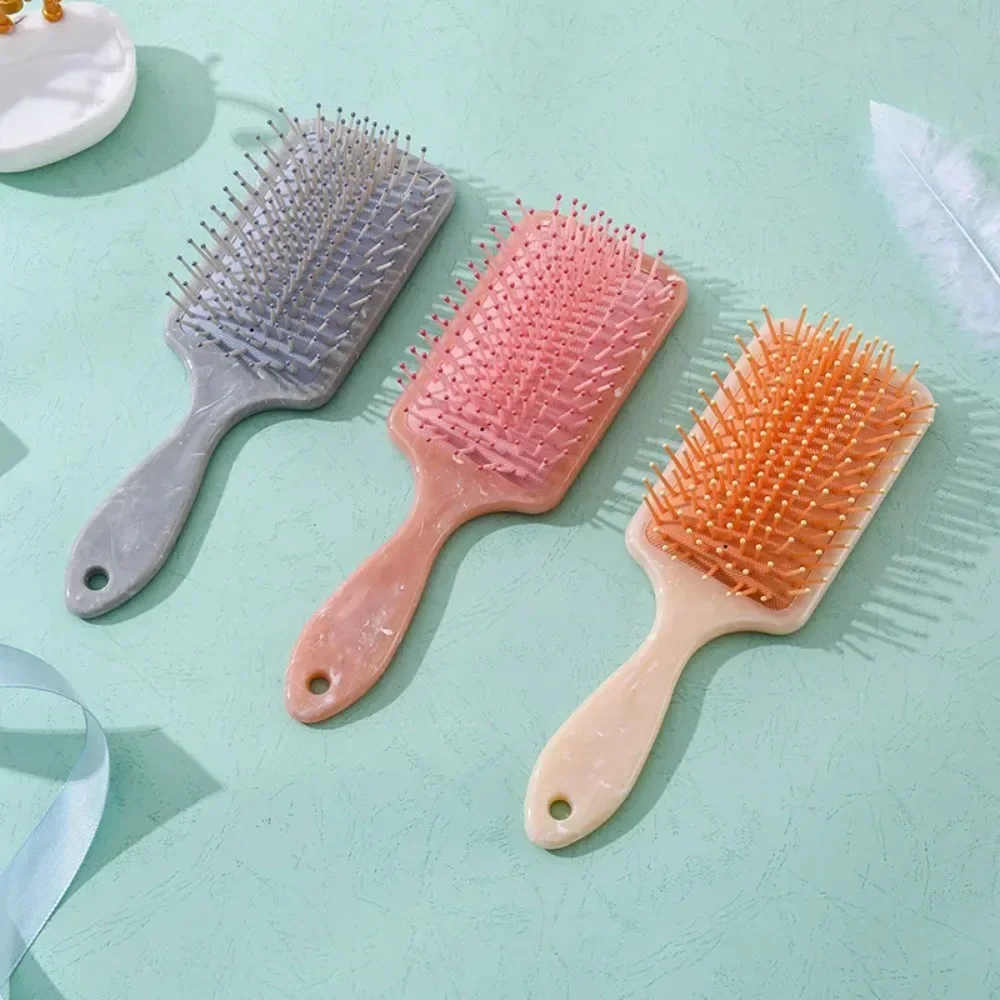 

Marble Air Cushion Brush Airbag Scalp Massage Comb Detangling Hair Brush Wet Curly Hair Comb Large Anti-static Comb Styling Tool