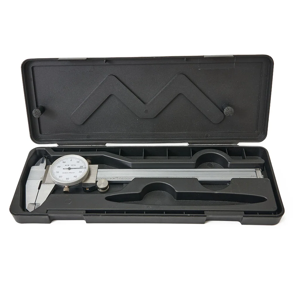 6 Inch/0.001inch Vernier Caliper With Meter Dial Calipers Metal Gauge Micrometer Ruler Metal Caliper Depth Measuring Tools
6 Inch/0.001inch Vernier Caliper With Meter Dial Calipers Metal Gauge Micrometer Ruler Metal Caliper Depth Measuring Tools