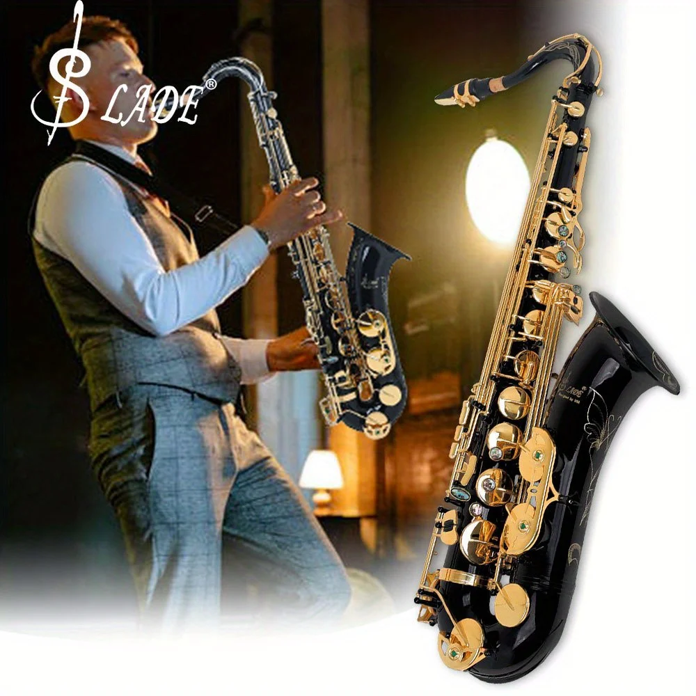 SLADE WT961 B-плоский тенор-саксофон с фотографией, гравированная трубка из фосфорной бронзы-кнопки в виде морской оболочки
SLADE WT961 B-плоский тенор-саксофон с фотографией, гравированная трубка из фосфорной бронзы-кнопки в виде морской оболочки
