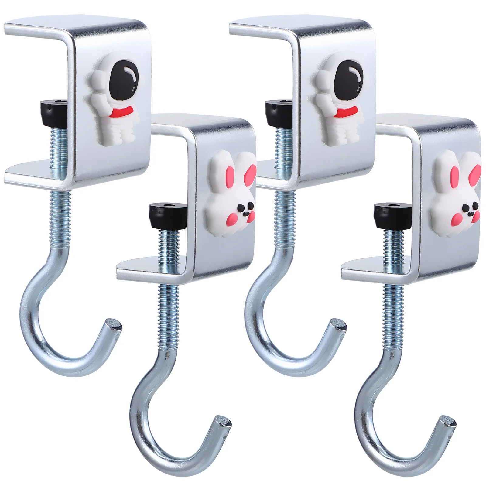 4 Pcs Hook Removable Student Hanging Rack Purse Holder for Table Carbon Steel Desk
4 Pcs Hook Removable Student Hanging Rack Purse Holder for Table Carbon Steel Desk