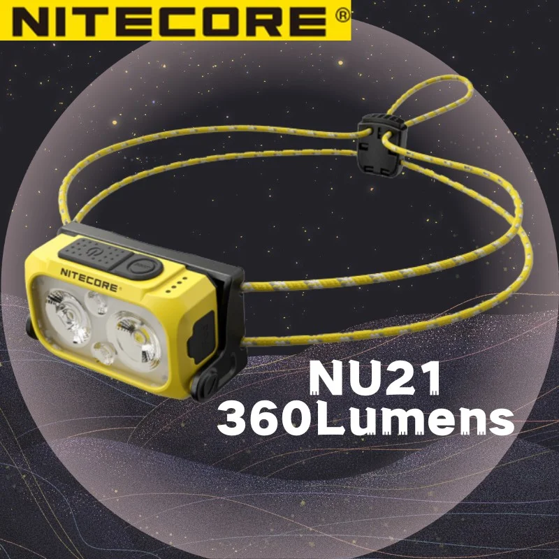 

Перезаряжаемый наружный налобный фонарь NITECORE NU21 360 люмен