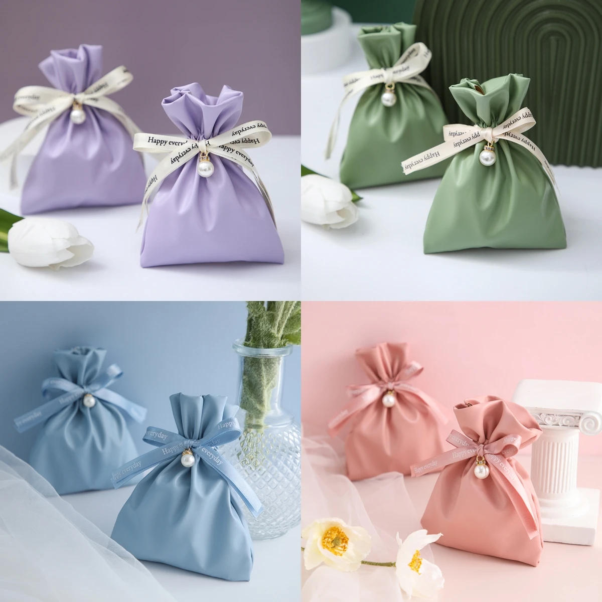 40pcs Leather Candy Gift Bag for Wedding Easter Party With Drawstring Jewelry Necklace Earring Ring Packaging Decoration Supplie
40pcs Leather Candy Gift Bag for Wedding Easter Party With Drawstring Jewelry Necklace Earring Ring Packaging Decoration Supplie
