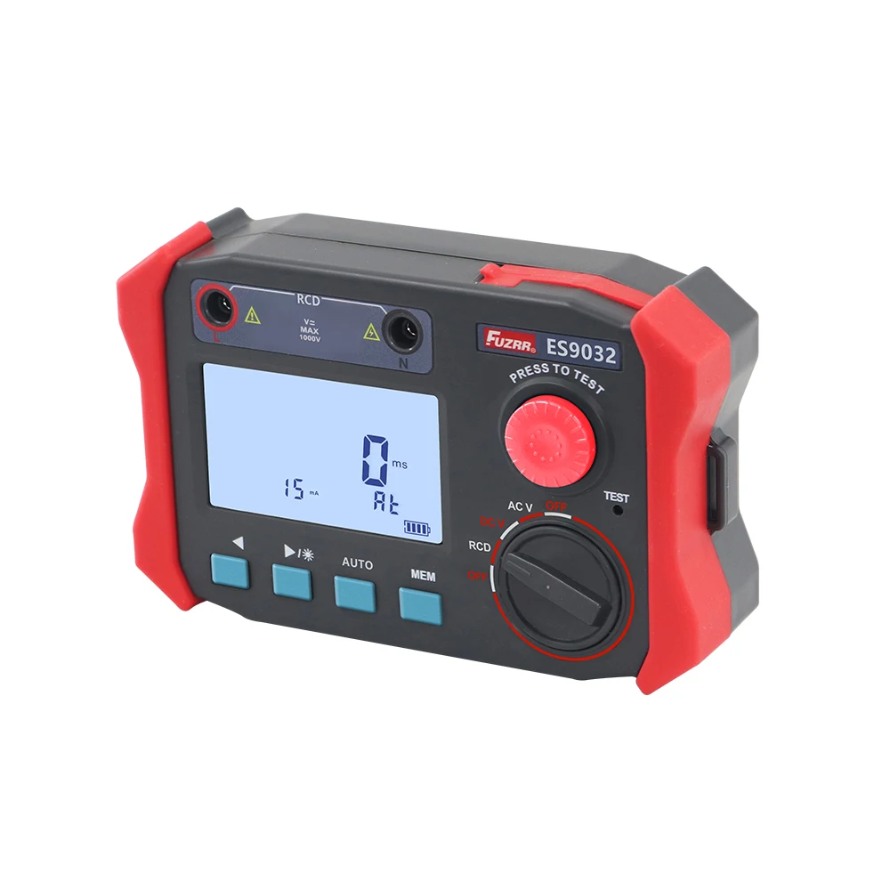 FUZRR ES9032 Leakage Switch Tester Digital RCD Tester Voltage loop Test Detector
FUZRR ES9032 Leakage Switch Tester Digital RCD Tester Voltage loop Test Detector