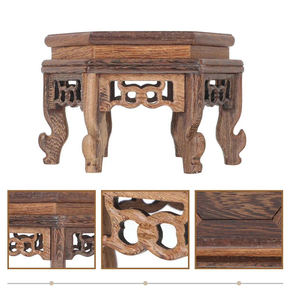 Hexagon Display Stand Wood Home Tea Pot Base Retro Plant Rack Shelves Chicken Wings Storage Wooden Shelf
Hexagon Display Stand Wood Home Tea Pot Base Retro Plant Rack Shelves Chicken Wings Storage Wooden Shelf