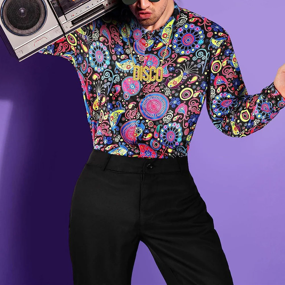 New Mens Oversized Retro Floral Multicolour Festival 70s Disco Party Casual Dress Disco Oversized SHIRT Pants Casual Male Shirt
New Mens Oversized Retro Floral Multicolour Festival 70s Disco Party Casual Dress Disco Oversized SHIRT Pants Casual Male Shirt