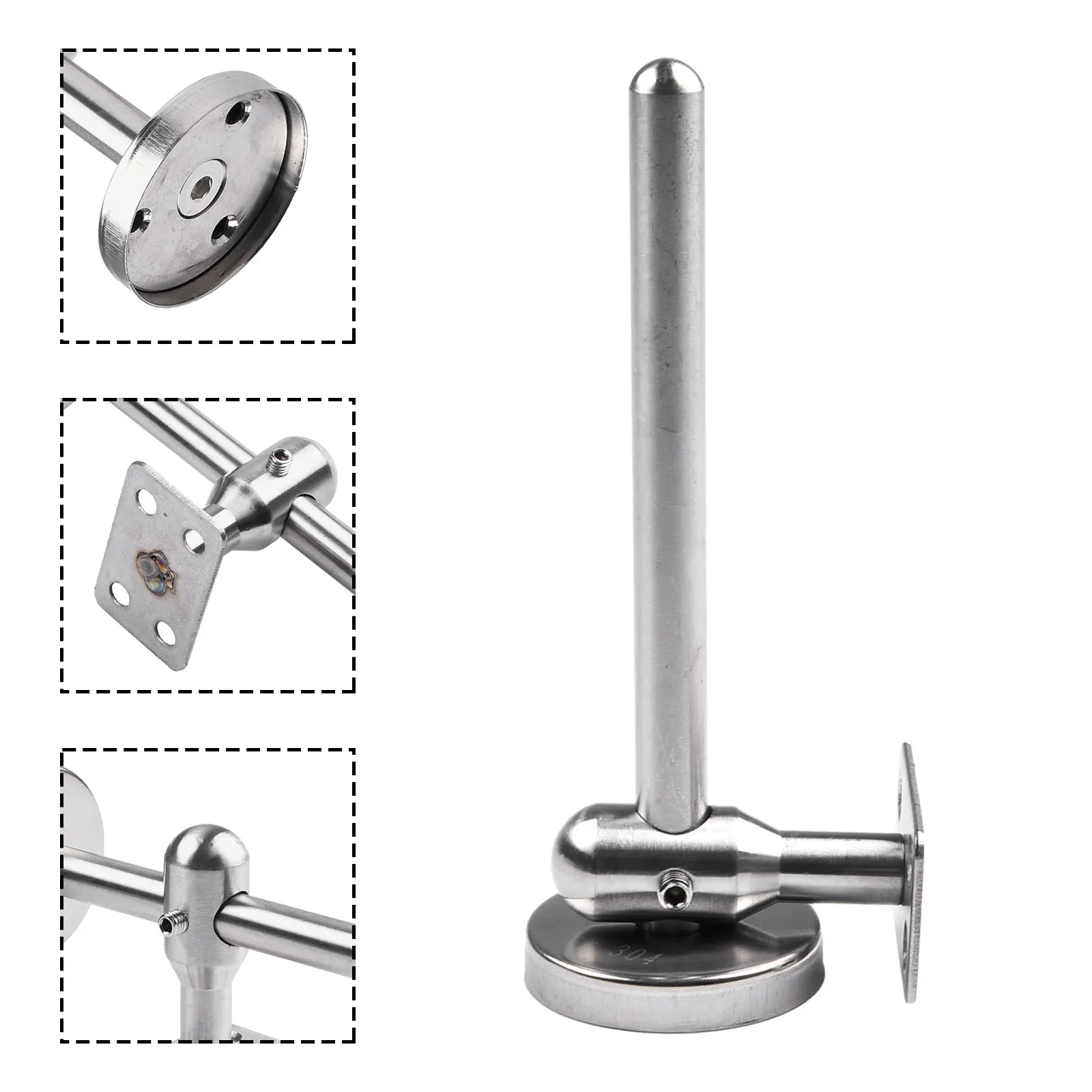 Floating Shelf For Wall Silver Stair Handrail Bracket Bannister Wall Support 304 Stainless Steel Hand Rail Balustrade Strong 1pc
Floating Shelf For Wall Silver Stair Handrail Bracket Bannister Wall Support 304 Stainless Steel Hand Rail Balustrade Strong 1pc