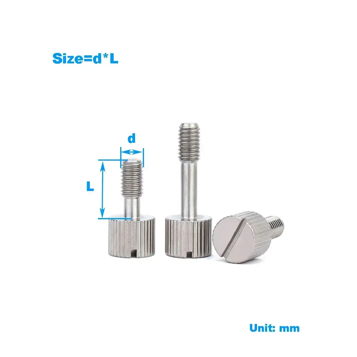 304 Stainless Steel Slotted Small Head Hand Screw / Knurled Anti Loosening Bolt M3M4M5M6
304 Stainless Steel Slotted Small Head Hand Screw / Knurled Anti Loosening Bolt M3M4M5M6