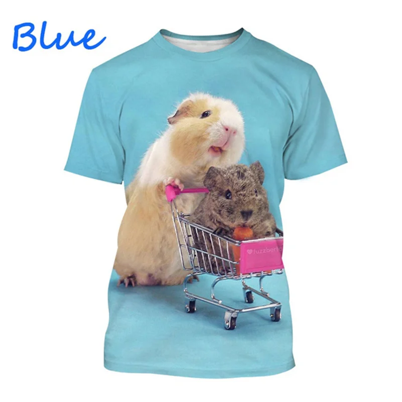New Summer 3D Cute Animal Guinea Pig Printed T Shirt For Men Kid Fashion Funny Short Sleeves Animal Lovers Clothing Harajuku Tee
New Summer 3D Cute Animal Guinea Pig Printed T Shirt For Men Kid Fashion Funny Short Sleeves Animal Lovers Clothing Harajuku Tee