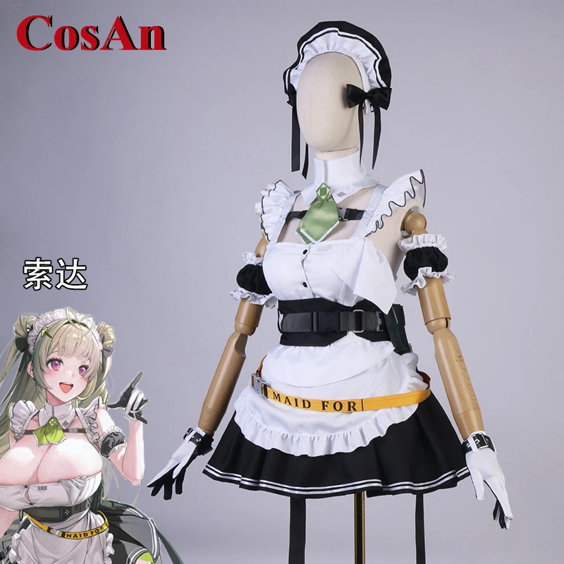 CosAn New Game Nikke Soda Cosplay Costume Sweet Lovely Maid Dress Uniform Female Activity Party Role Play Clothing
CosAn New Game Nikke Soda Cosplay Costume Sweet Lovely Maid Dress Uniform Female Activity Party Role Play Clothing