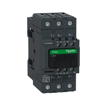 Контактор LC1D65AM7, TeSys Deca, 3P(3 NO), Φ/AC-3, от 0 до 440V, 65A, 220VAC 50/60Hz катушка
Контактор LC1D65AM7, TeSys Deca, 3P(3 NO), Φ/AC-3, от 0 до 440V, 65A, 220VAC 50/60Hz катушка