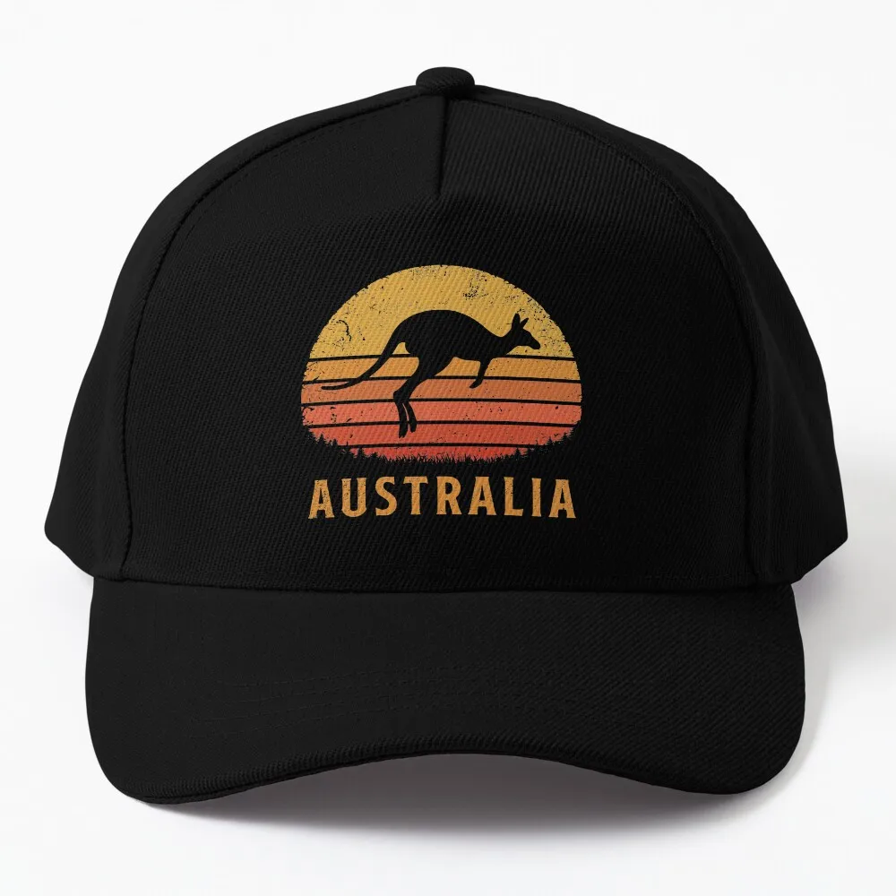 

Australia Retro Kangaroo Baseball Cap Horse Hat Sun Cap hard hat Sunscreen Girl'S Hats Men'S