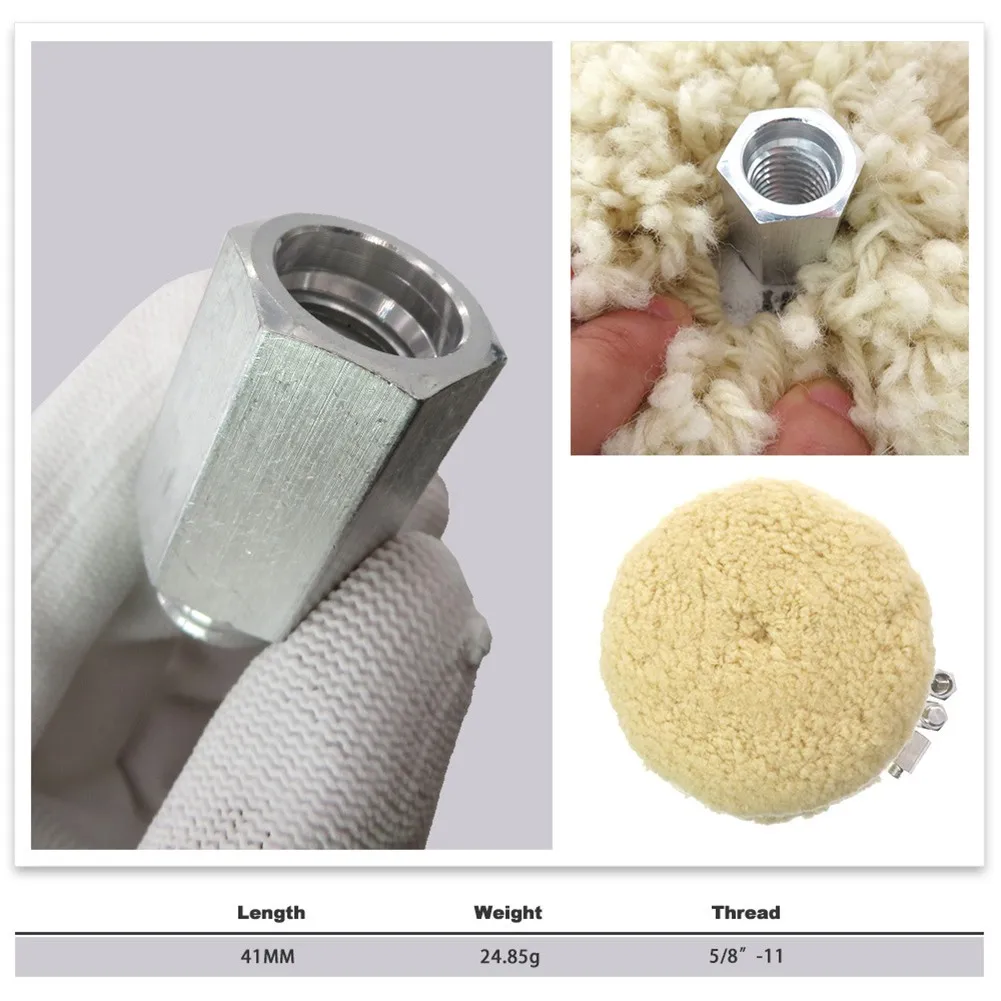 Durable High Quality Polisher Interface Adapter Adapter Bolt Double Sided Wool Pad Fittings For Angle Grinder Parts
Durable High Quality Polisher Interface Adapter Adapter Bolt Double Sided Wool Pad Fittings For Angle Grinder Parts