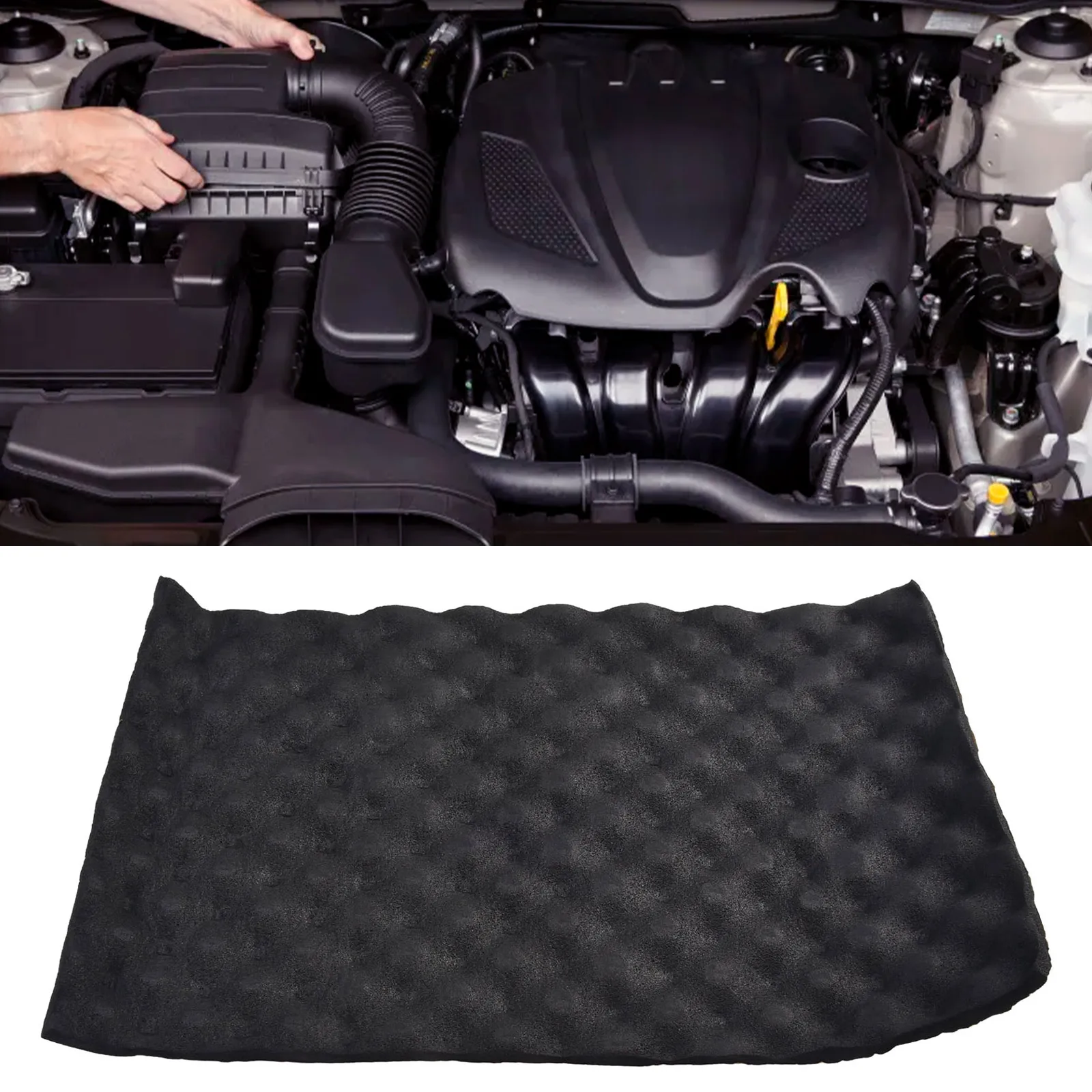2cm Car Sound Deadener Mat - Acoustic Foam, Black, 80/50/30cm Length, 50cm Width, Reduces Engine, Tyre, Road Noise
2cm Car Sound Deadener Mat - Acoustic Foam, Black, 80/50/30cm Length, 50cm Width, Reduces Engine, Tyre, Road Noise