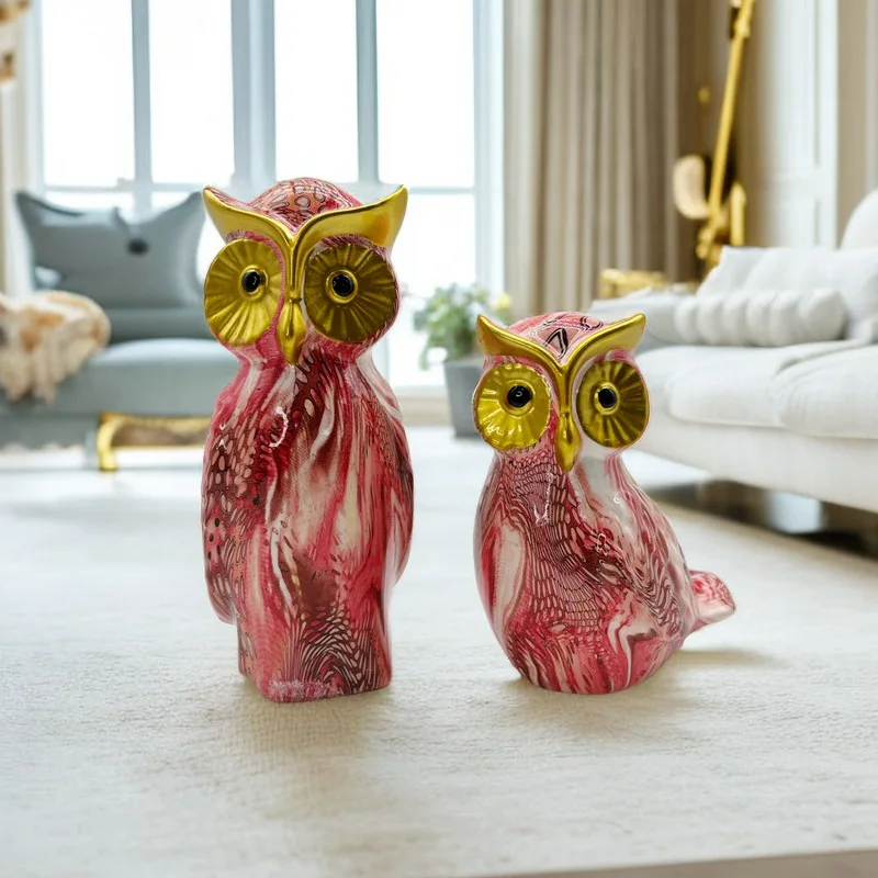 Nordic creative resin animal owl ornaments home entrance living room TV cabinet decorations
Nordic creative resin animal owl ornaments home entrance living room TV cabinet decorations