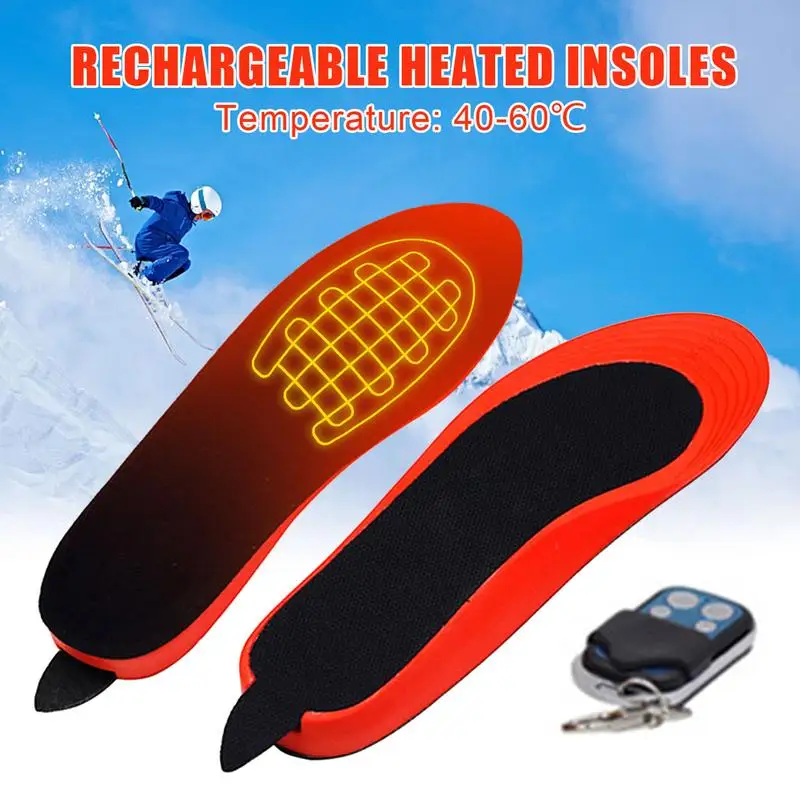 Men Women Heated Insoles Wireless With 3.7V 2200mAh Battery Rechargeable Remote Controlled Temp Heat Ski Insoles Foot Warmer
Men Women Heated Insoles Wireless With 3.7V 2200mAh Battery Rechargeable Remote Controlled Temp Heat Ski Insoles Foot Warmer