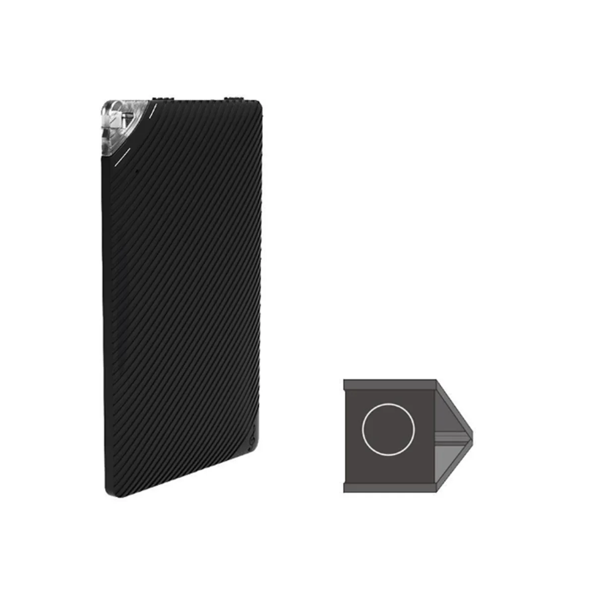 

Bone Conduction Speaker Wirelessly Bluetooth Speakers Mini Portable Loud Stereo Sound Built-in Mic Sound Box(Black)