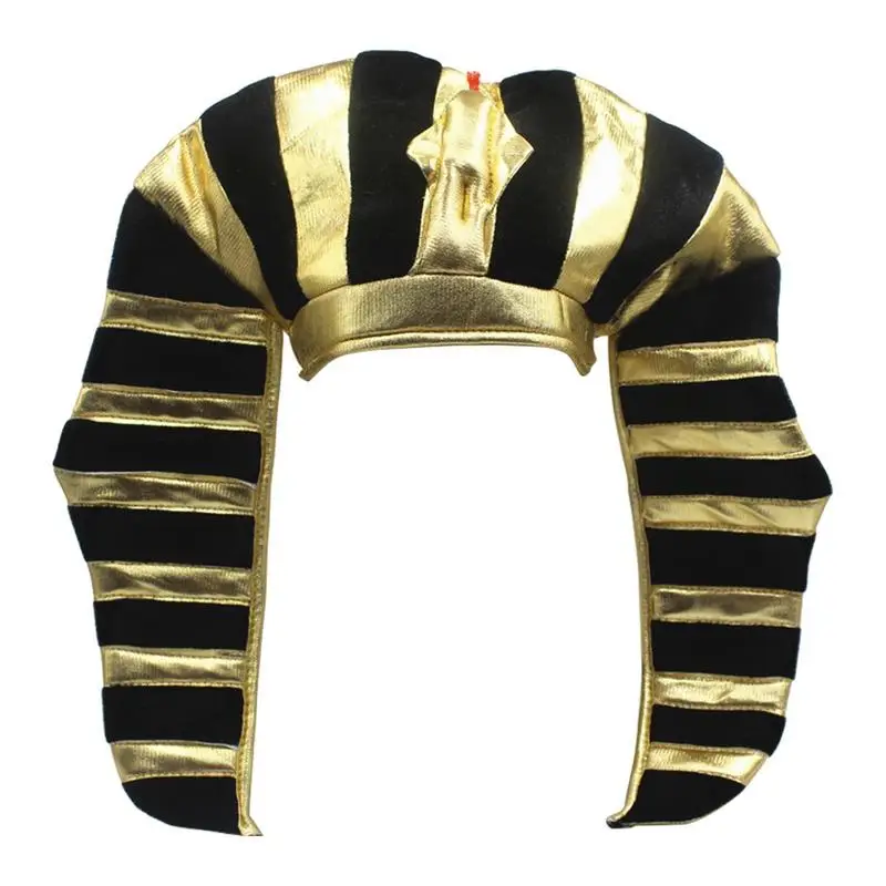 Pharaoh Hat Black Gold Costume Hat Unisex Adult Halloween Caps Soft Pharaoh Accessory For Adults And Children
Pharaoh Hat Black Gold Costume Hat Unisex Adult Halloween Caps Soft Pharaoh Accessory For Adults And Children