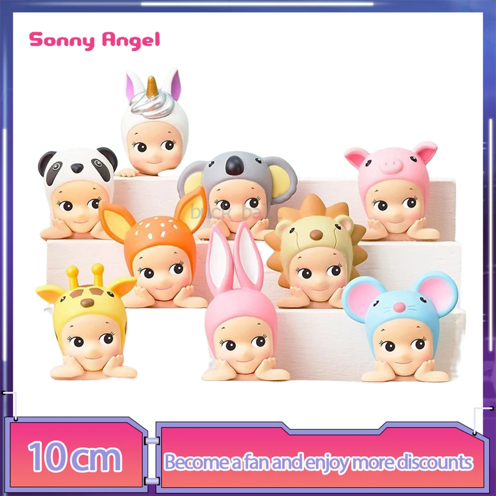 

Sonny Angel Anime Figures Lying Down Hippers Blind Box Series Cartoon Kawaii Surprise Box Guess Bag Mystery Box Kids Toys Gift
