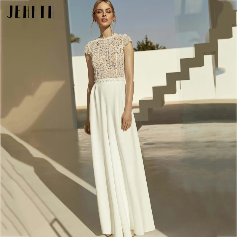 JEHETH Classic O-Neck Wedding Dress 2023 Appliques Lace Back Button Bridal Gown Elegant Chiffon A-Line Bohemian vestido de noiva
JEHETH Classic O-Neck Wedding Dress 2023 Appliques Lace Back Button Bridal Gown Elegant Chiffon A-Line Bohemian vestido de noiva