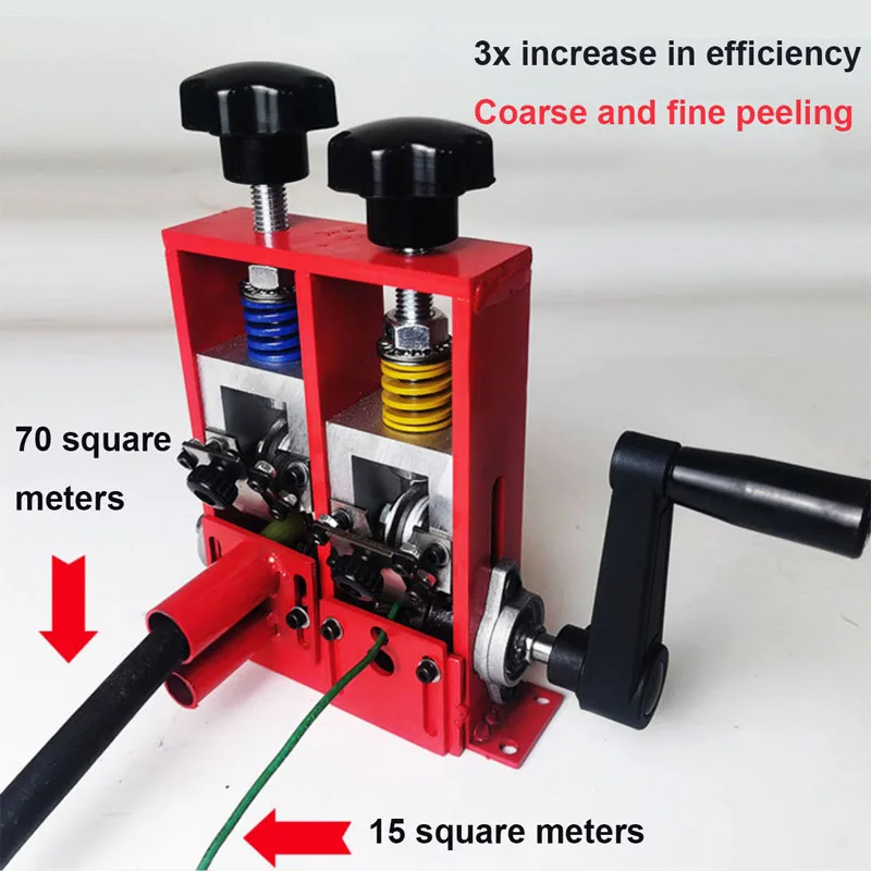 Household Upgraded Manual Wire Stripping Machine Hand Crank Operated Stripper For Scrap Copper/ Wire Stripping Diameter 1-15mm
Household Upgraded Manual Wire Stripping Machine Hand Crank Operated Stripper For Scrap Copper/ Wire Stripping Diameter 1-15mm
