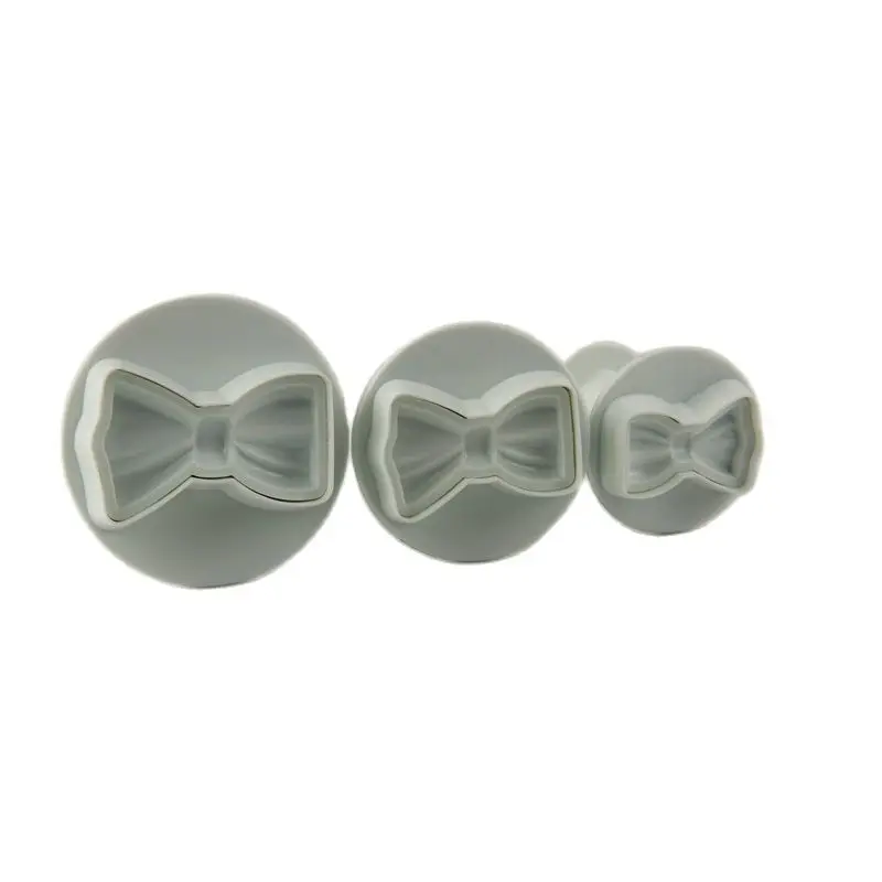 Free Shipping Plastic 3pcs Bow-Tie Plunger Cutters Cake Decoration Fondant Molds Set HB0612
Free Shipping Plastic 3pcs Bow-Tie Plunger Cutters Cake Decoration Fondant Molds Set HB0612